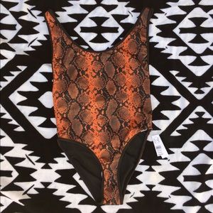 Topshop one piece swim